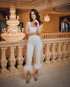 Feathers Suit - White