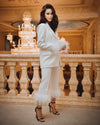 Feathers Suit - White