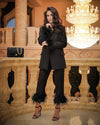 Feathers Suit - Black